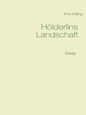 cover image of Hölderlins Landschaft